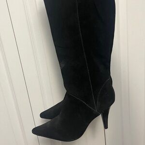 Suede long boots